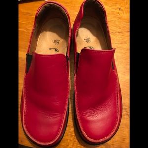 Birkenstock Footprints 7 red shoes